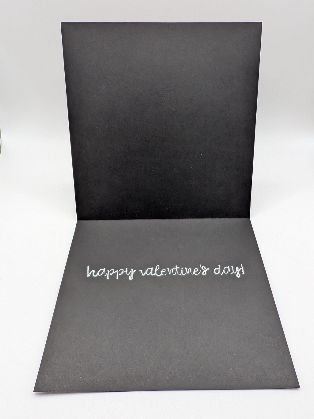 Valentine's Day Card - purple mosaic