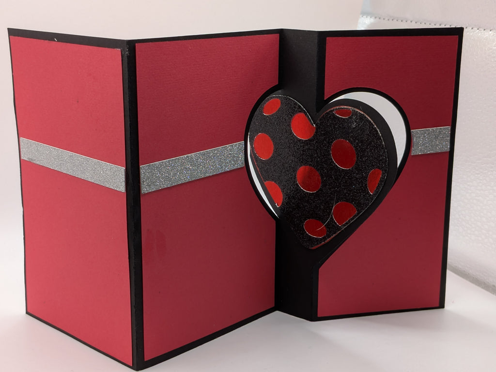 Valentine's Day Card - trifold flip card