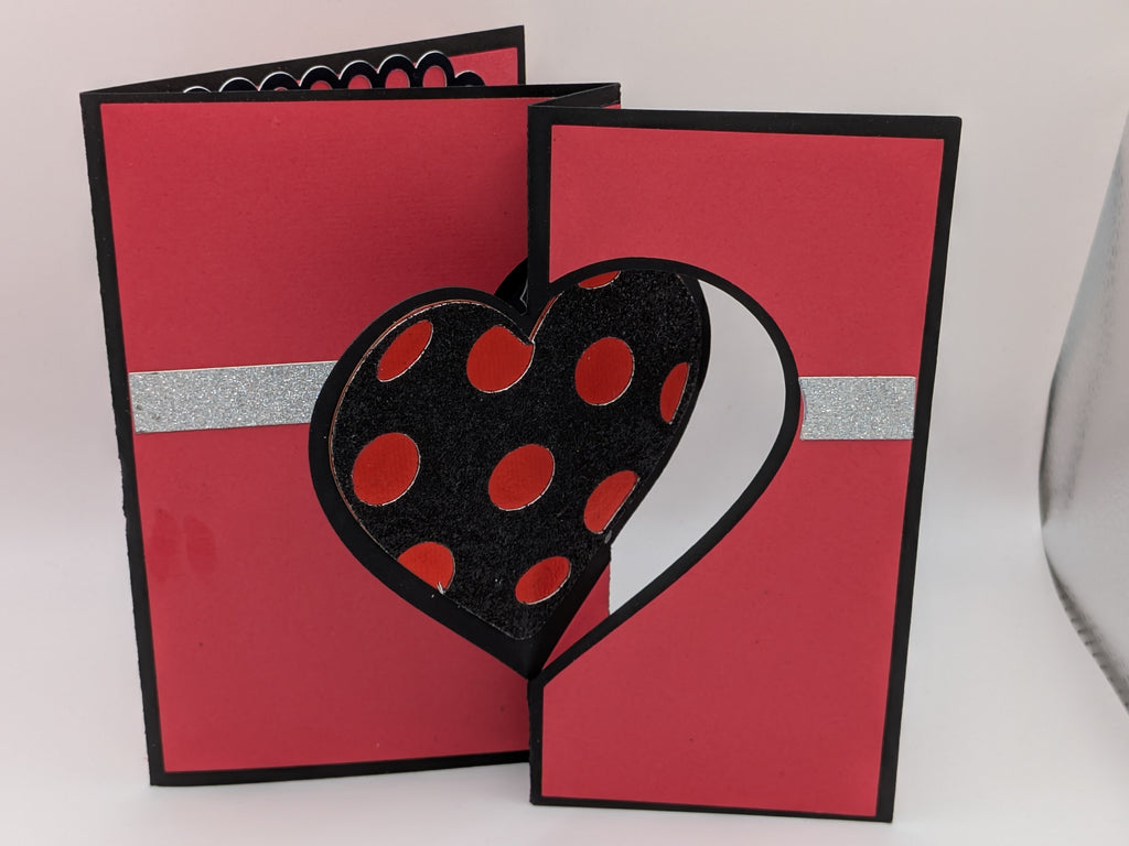 Valentine's Day Card - trifold flip card