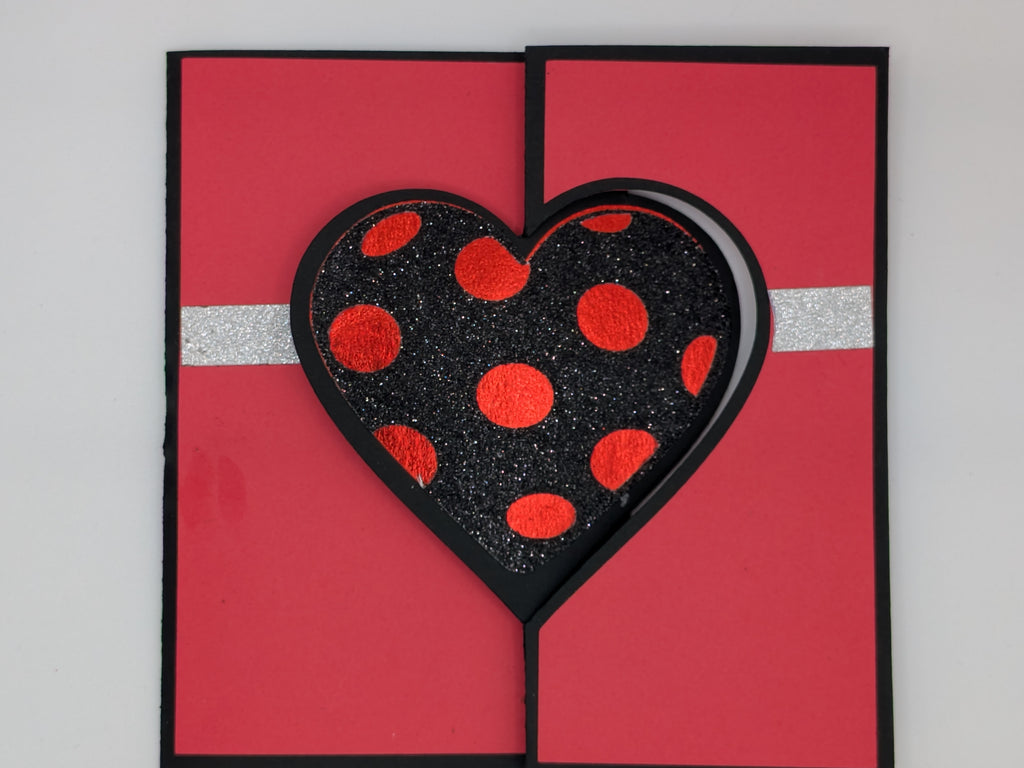 Valentine's Day Card - trifold flip card