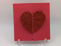 Valentine's Day Card - glittery heart