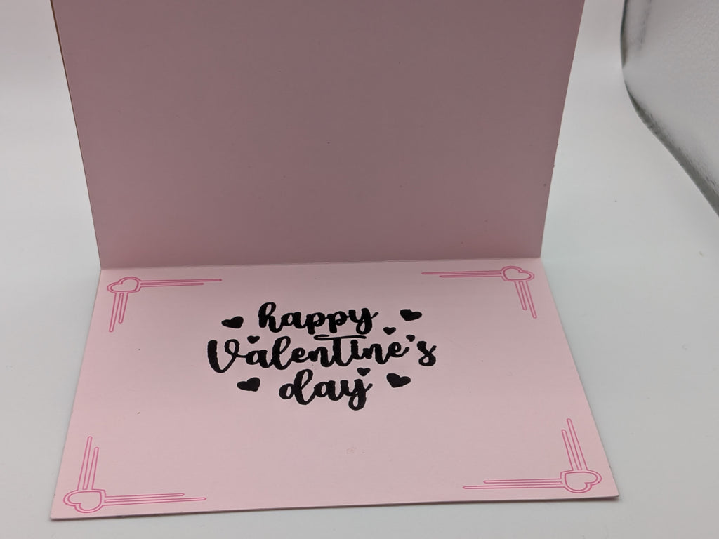Valentine's Day Card - Donut shaker card