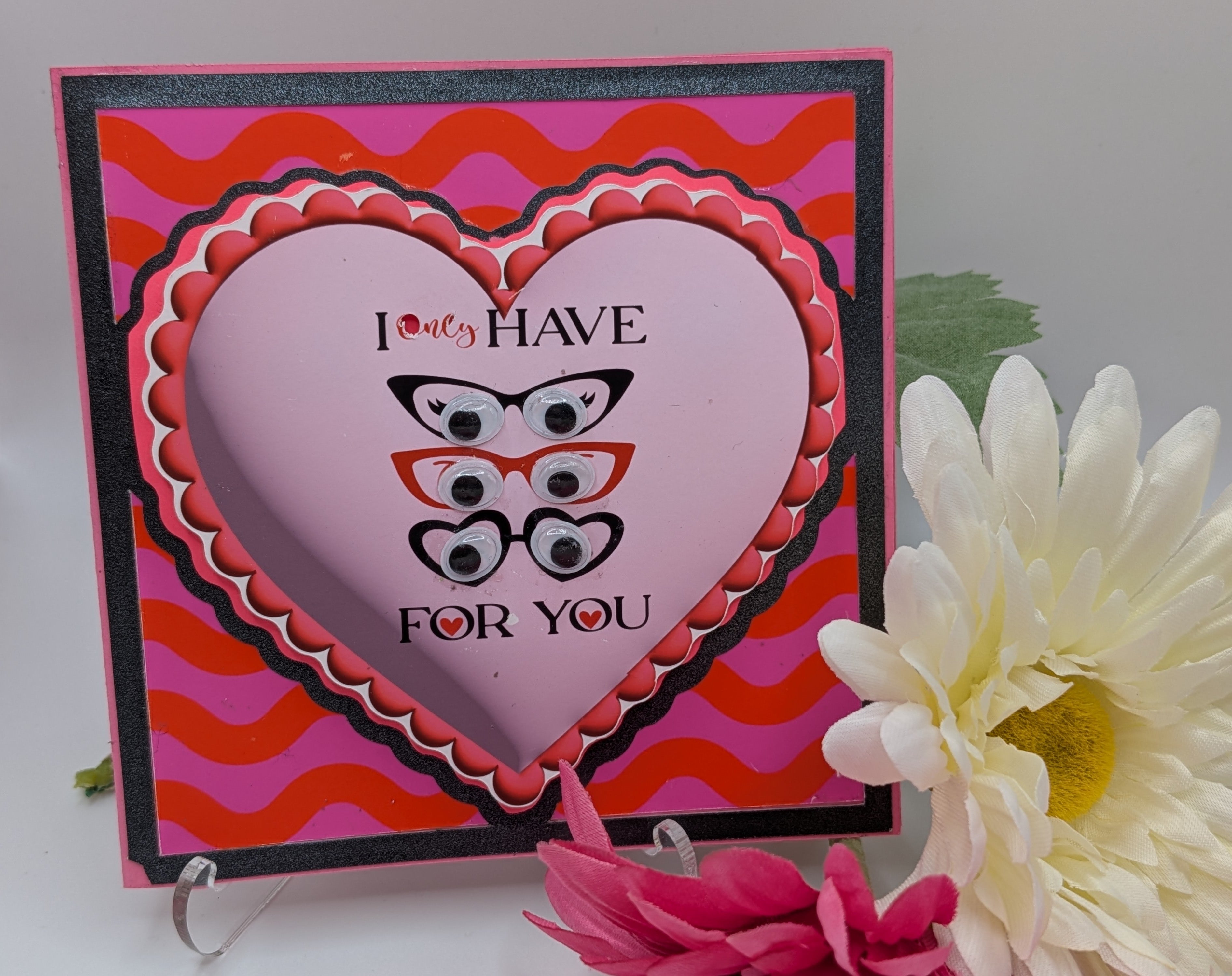 Valentine's Day Card - Googly Eyes