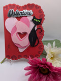 Valentine's Day Card - Cosmic Kitty