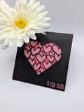 Valentine's Day Card - pink hearts