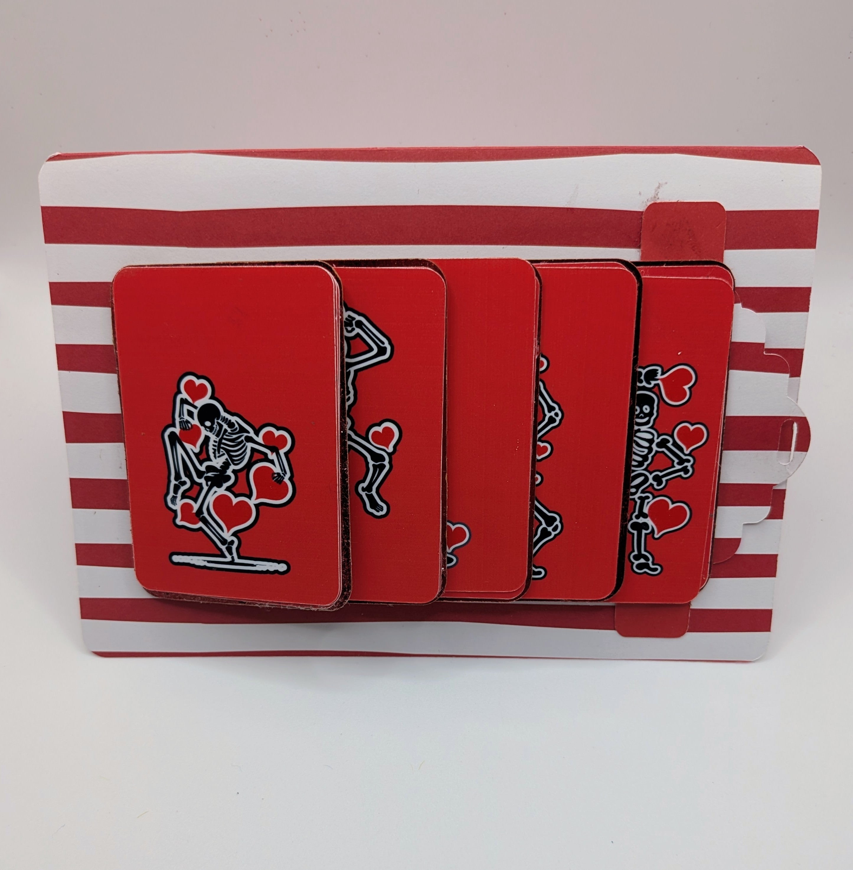 Valentines's Day Card - Dancing Skeletons
