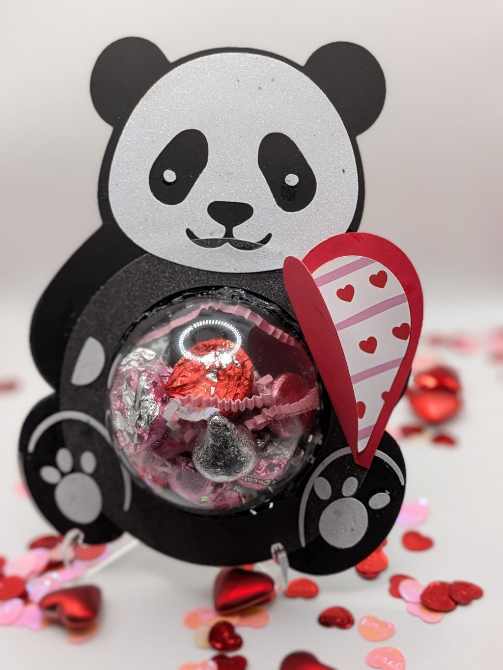 Over-the-top hand made valentine.